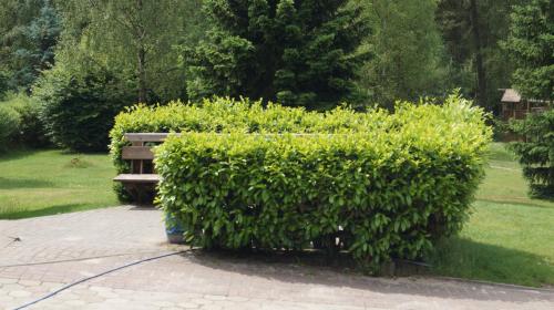 Jugendferienheim Sprötze, Sitzecke vor dem Haupteingang