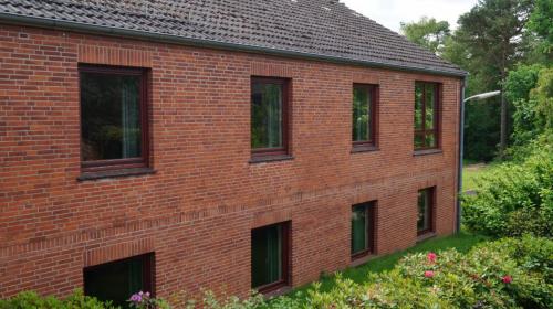 Jugendferienheim Sprötze, Bettenhaus, Flur 40 (oben) und Flur 50 (unten) 