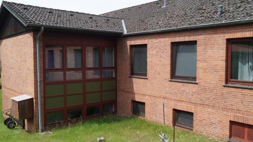 Jugendferienheim Sprötze,Tagesräume oben und unten, sowie Flur 30